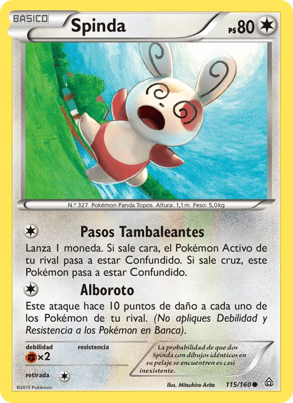 Spinda · Duelos Primigenios 115/160