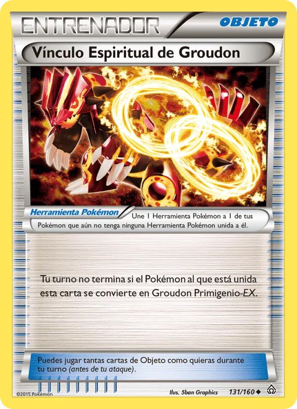 Vínculo Espiritual de Groudon · Duelos Primigenios 131/160