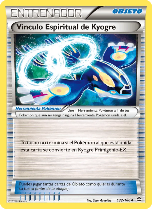 Vínculo Espiritual de Kyogre · Duelos Primigenios 132/160