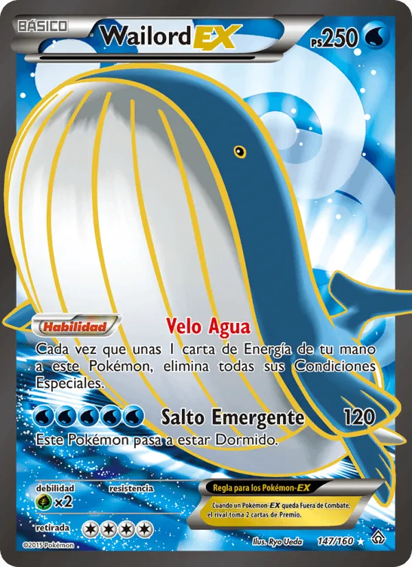 Wailord EX · Duelos Primigenios 147/160