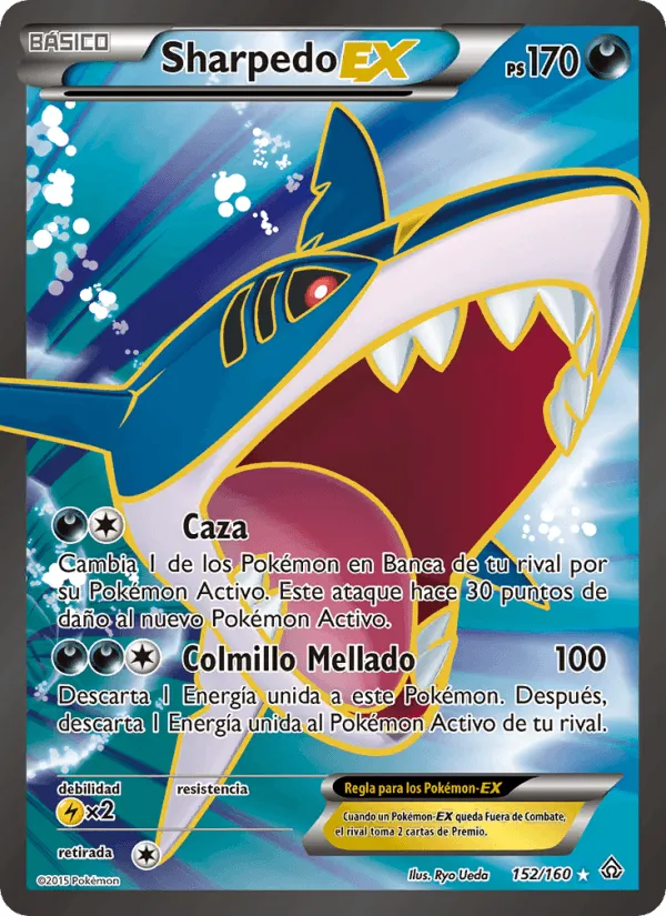 Sharpedo EX · Duelos Primigenios 152/160