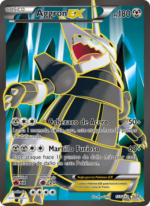 Aggron EX · Duelos Primigenios 153/160