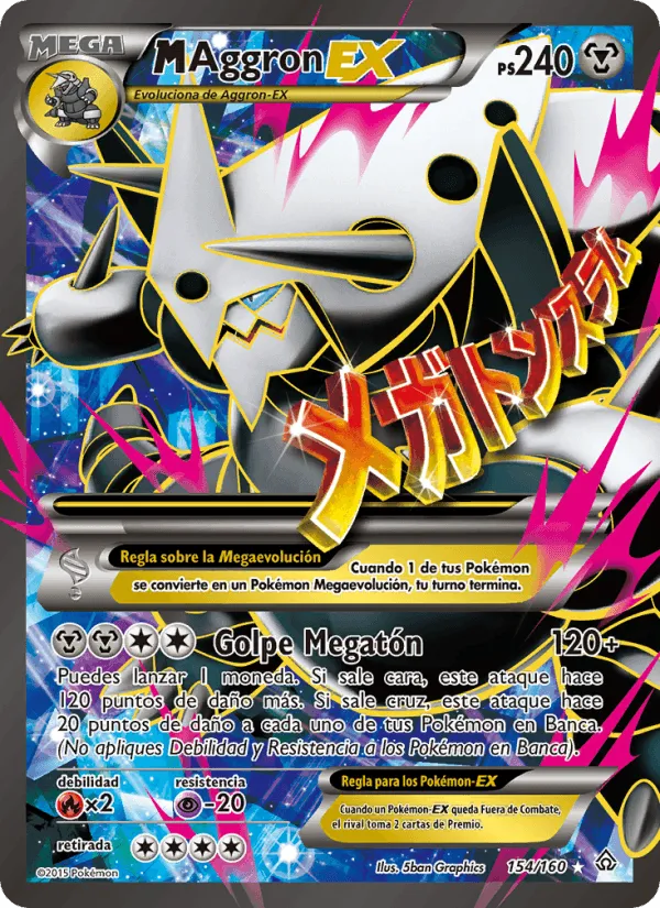 M-Aggron EX · Duelos Primigenios 154/160