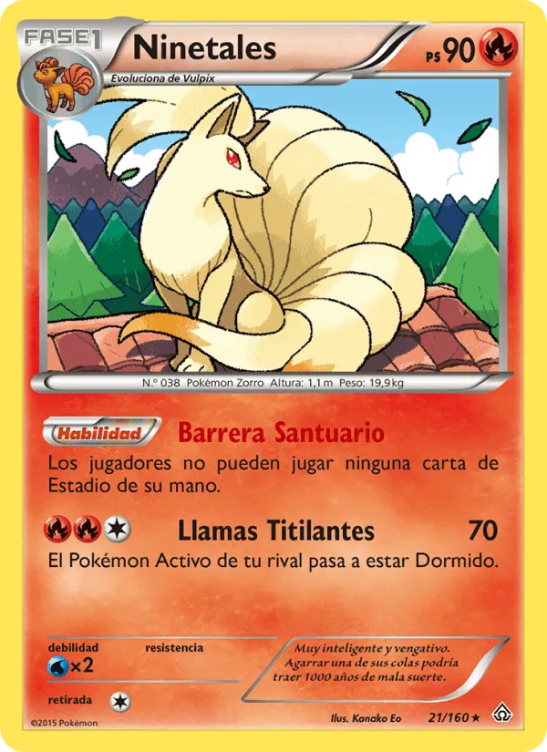 Ninetales · Duelos Primigenios 21/160