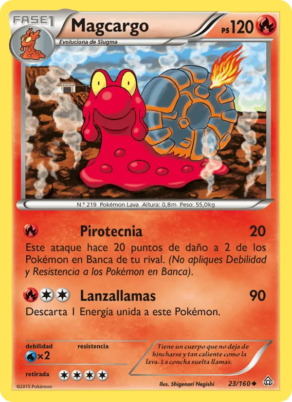 Magcargo · Duelos Primigenios 23/160