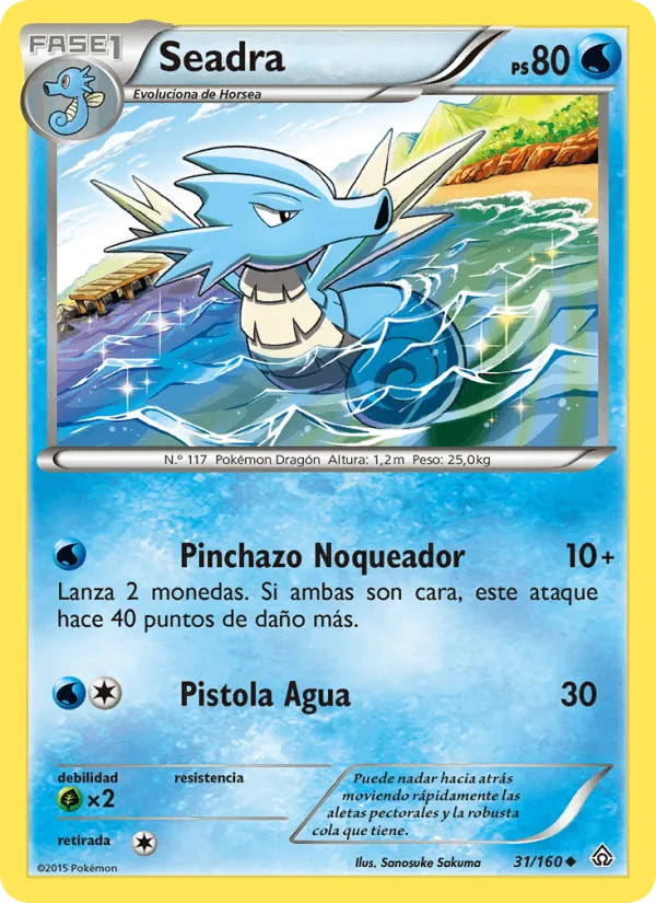 Seadra · Duelos Primigenios 31/160