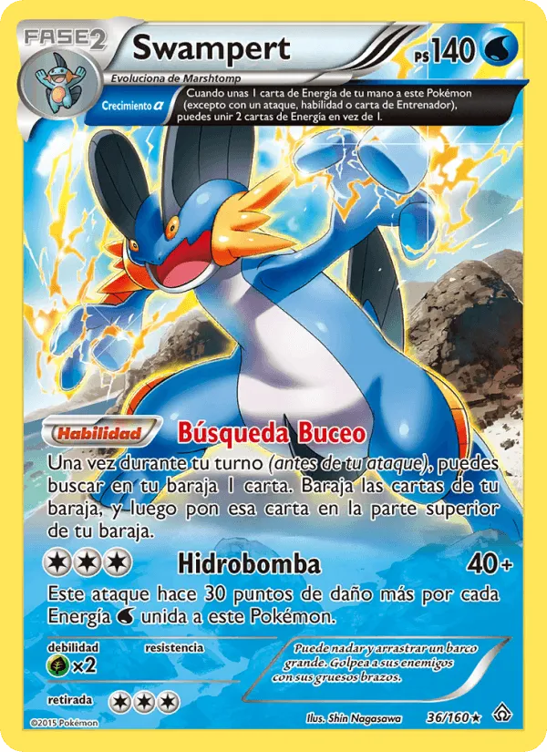 Swampert · Duelos Primigenios 36/160