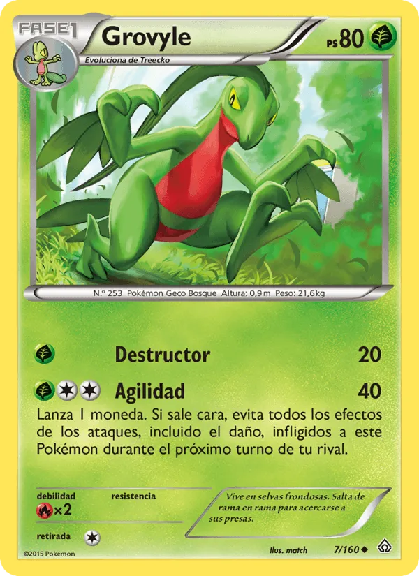 Grovyle · Duelos Primigenios 7/160