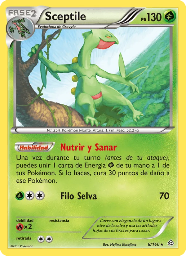 Sceptile · Duelos Primigenios 8/160