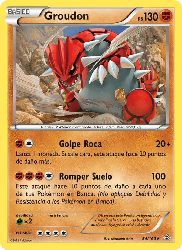 Groudon · Duelos Primigenios 84/160