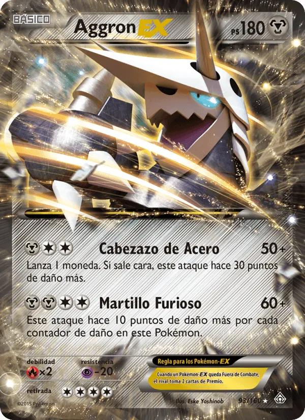 Aggron EX · Duelos Primigenios 93/160