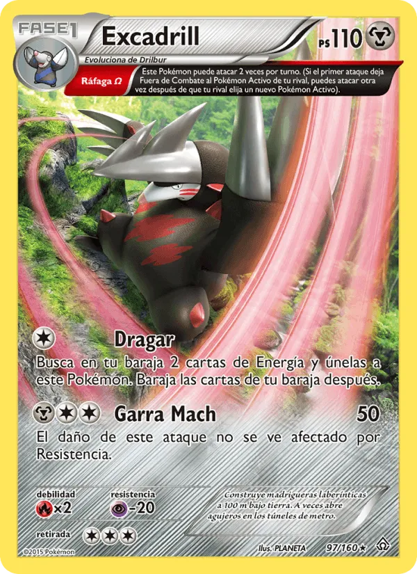 Excadrill · Duelos Primigenios 97/160