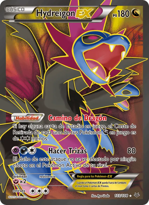 Hydreigon EX · Cielos Rugientes 103/108