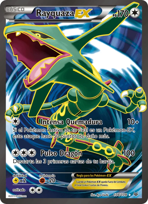 Rayquaza EX · Cielos Rugientes 104/108