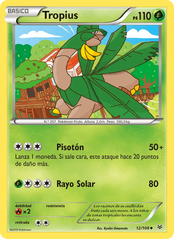 Tropius · Cielos Rugientes 12/108