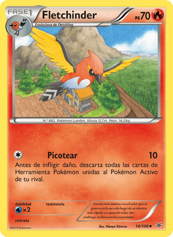 Fletchinder · Cielos Rugientes 14/108