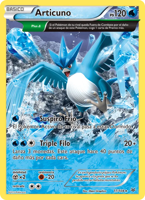 Articuno · Cielos Rugientes 17/108