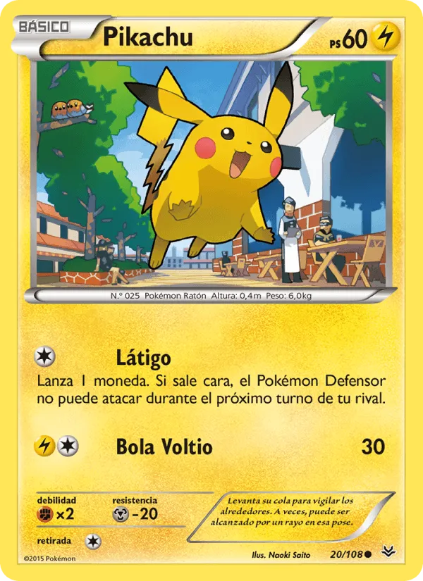 Pikachu · Cielos Rugientes 20/108