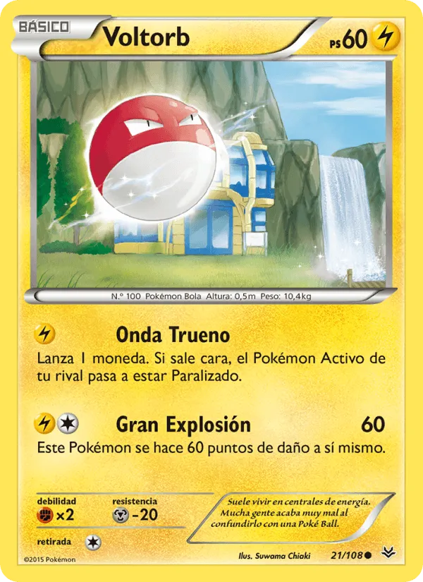 Voltorb · Cielos Rugientes 21/108