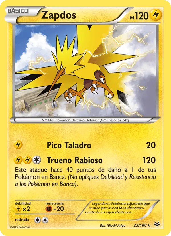 Zapdos · Cielos Rugientes 23/108