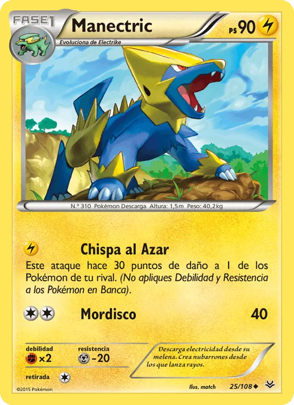 Manectric · Cielos Rugientes 25/108