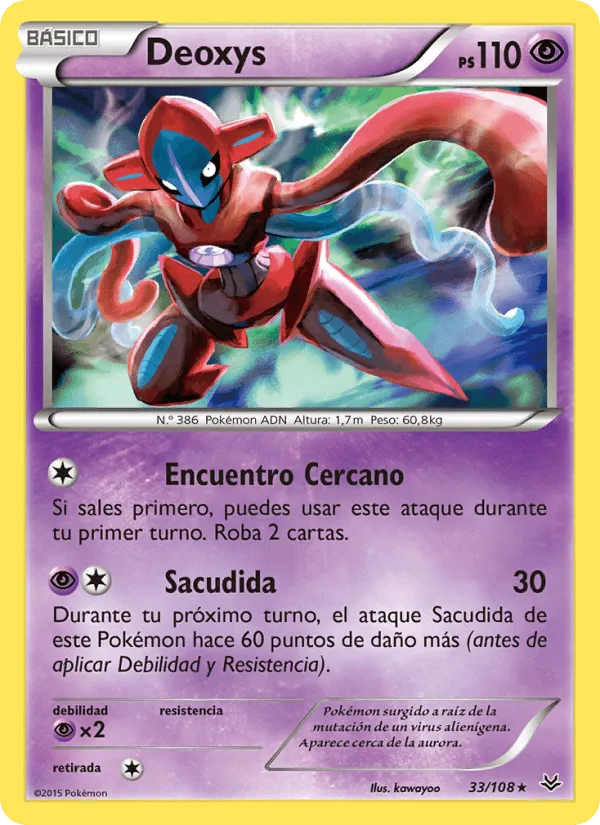 Deoxys · Cielos Rugientes 33/108