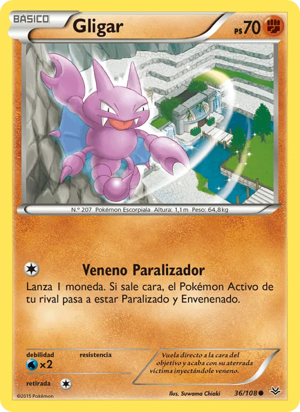 Gligar · Cielos Rugientes 36/108