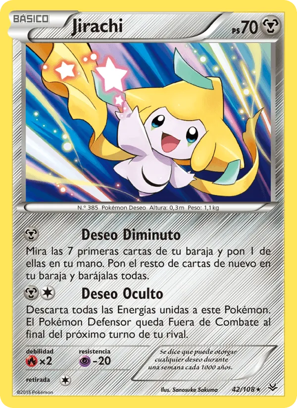 Jirachi · Cielos Rugientes 42/108
