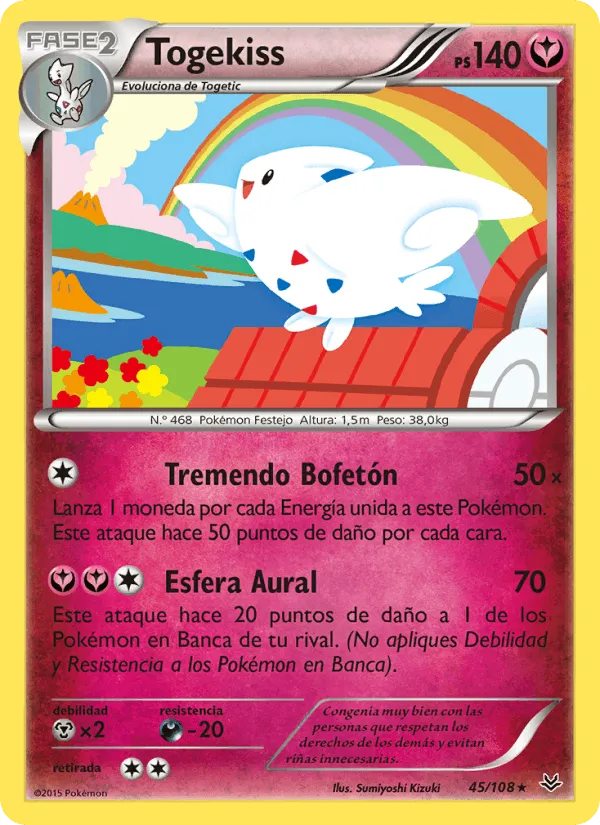 Togekiss · Cielos Rugientes 45/108
