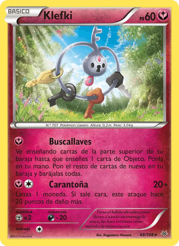 Klefki · Cielos Rugientes 48/108