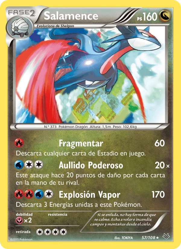 Salamence · Cielos Rugientes 57/108