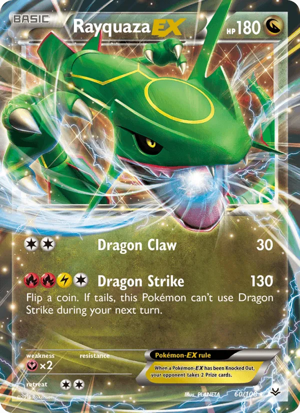 Rayquaza EX · Cielos Rugientes 60/108
