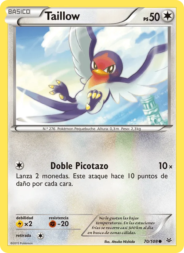 Taillow · Cielos Rugientes 70/108