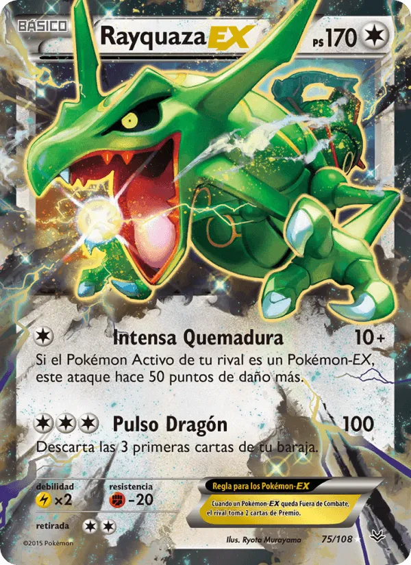 Rayquaza EX · Cielos Rugientes 75/108