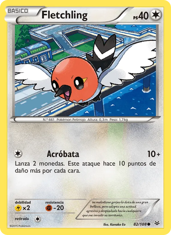 Fletchling · Cielos Rugientes 82/108