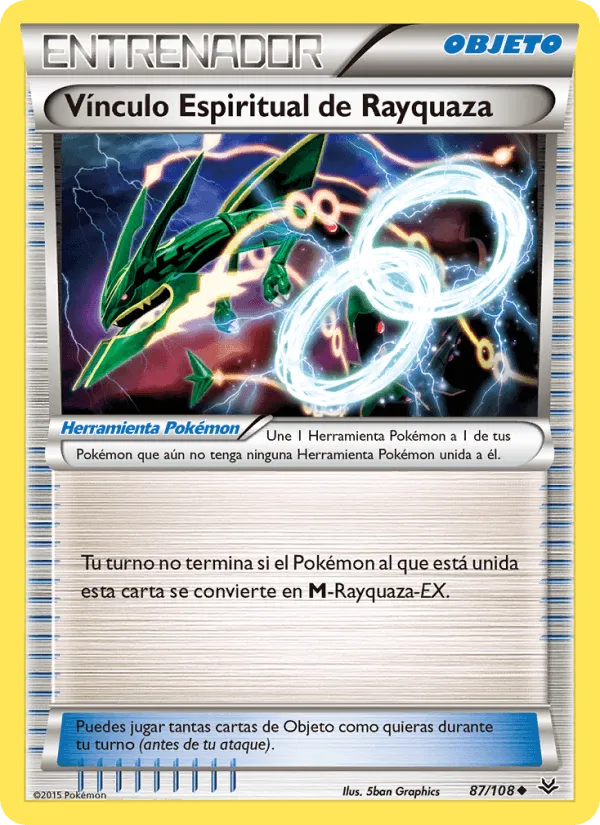 Vínculo Espiritual de Rayquaza · Cielos Rugientes 87/108