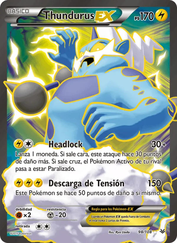 Thundurus EX · Cielos Rugientes 98/108