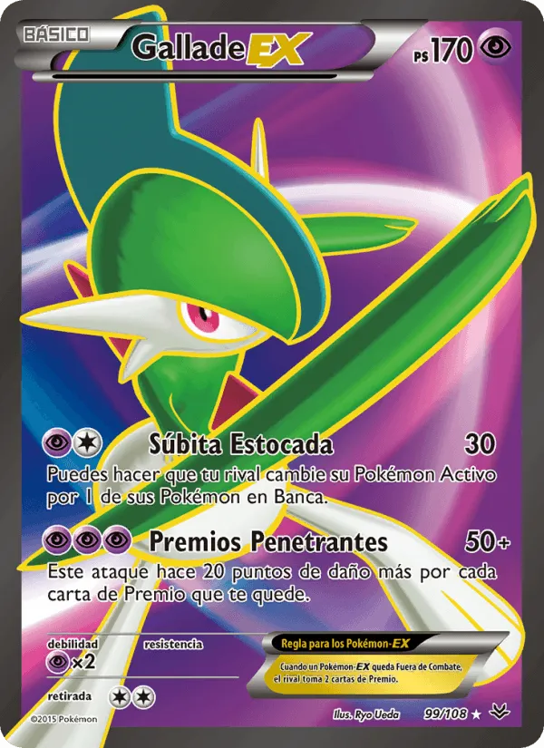 Gallade EX · Cielos Rugientes 99/108