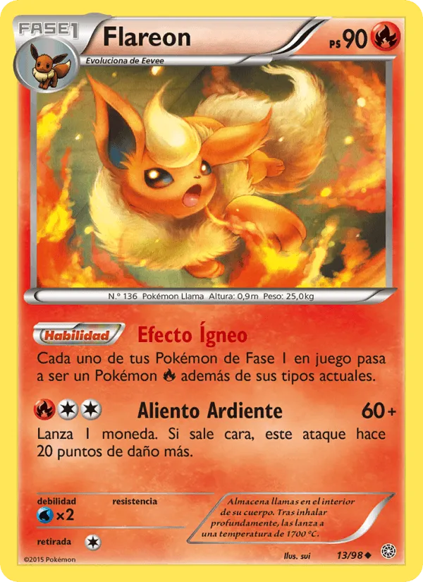 Flareon · Antiguos Orígenes 13/98