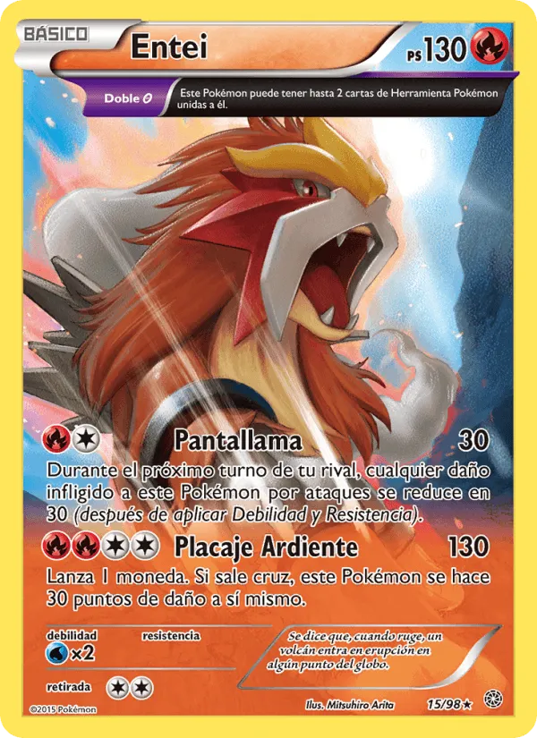 Entei · Antiguos Orígenes 15/98