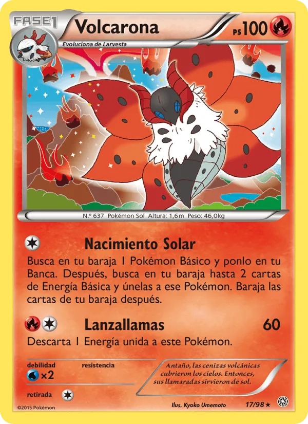Volcarona · Antiguos Orígenes 17/98