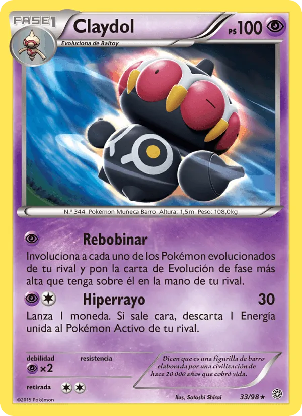 Claydol · Antiguos Orígenes 33/98
