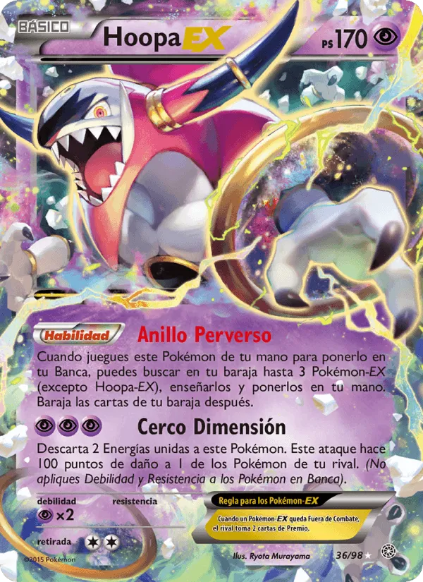 Hoopa EX · Antiguos Orígenes 36/98