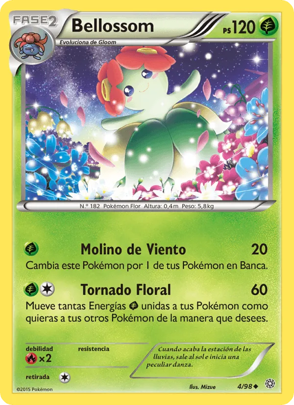 Bellossom · Antiguos Orígenes 4/98