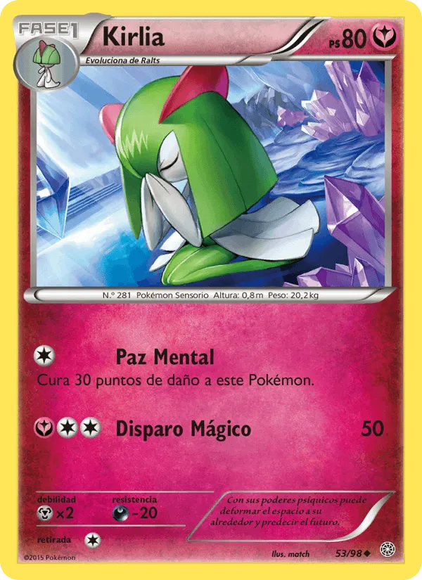 Kirlia · Antiguos Orígenes 53/98