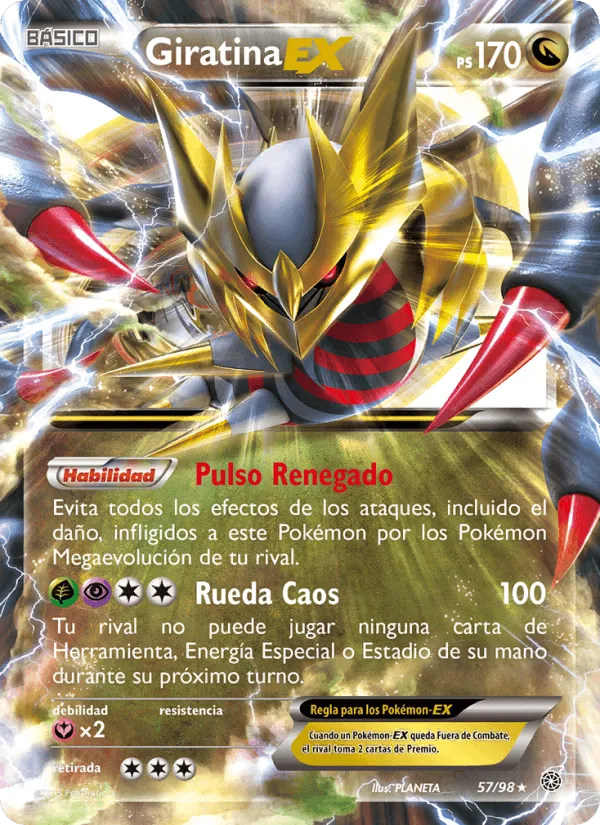 Giratina EX · Antiguos Orígenes 57/98