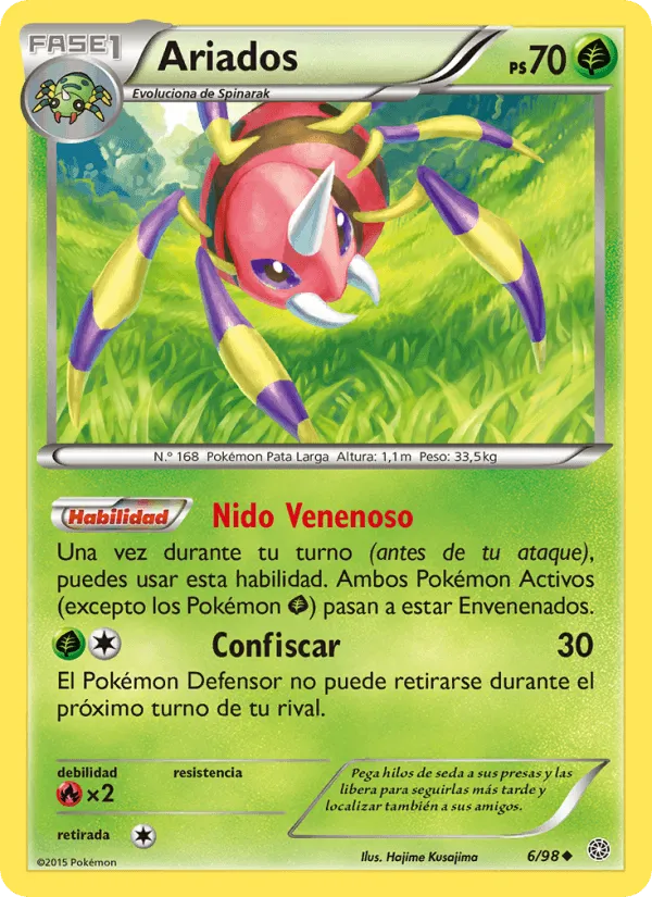 Ariados · Antiguos Orígenes 6/98