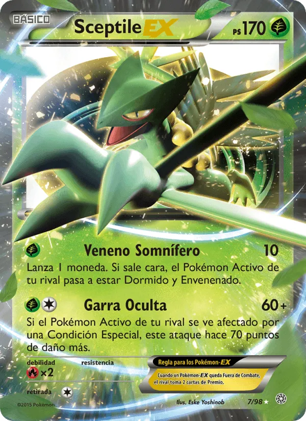 Sceptile EX · Antiguos Orígenes 7/98