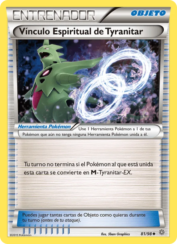 Vínculo Espiritual de Tyranitar · Antiguos Orígenes 81/98