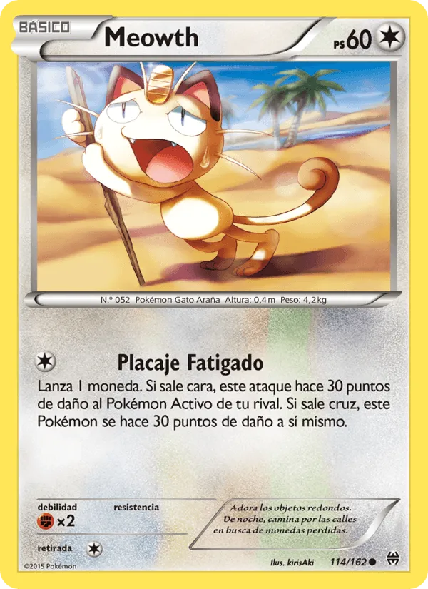 Meowth · Turbo Impulso 114/162